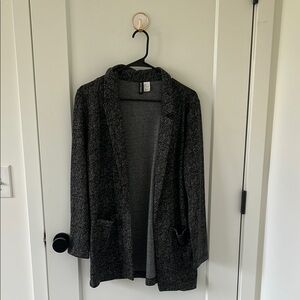 H&M Black and White Patterned Jacket